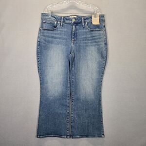 Madewell Med-Rise Kick-Out Ankle lenght Womens Jeans Size 16 W ( 40 X 25)